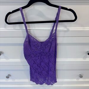 Hanky Panky purple lace camisole